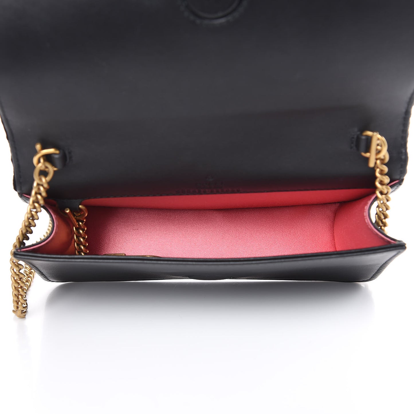 Velvet Matelasse GG Marmont Mini Bag Black
