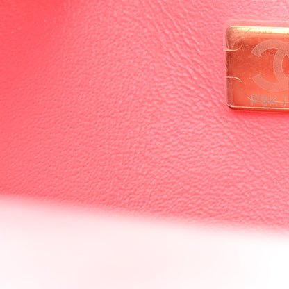 Chanel Aged Calfskin Quilted 2.55 Reissue Mini Flap Pink 7 of 9