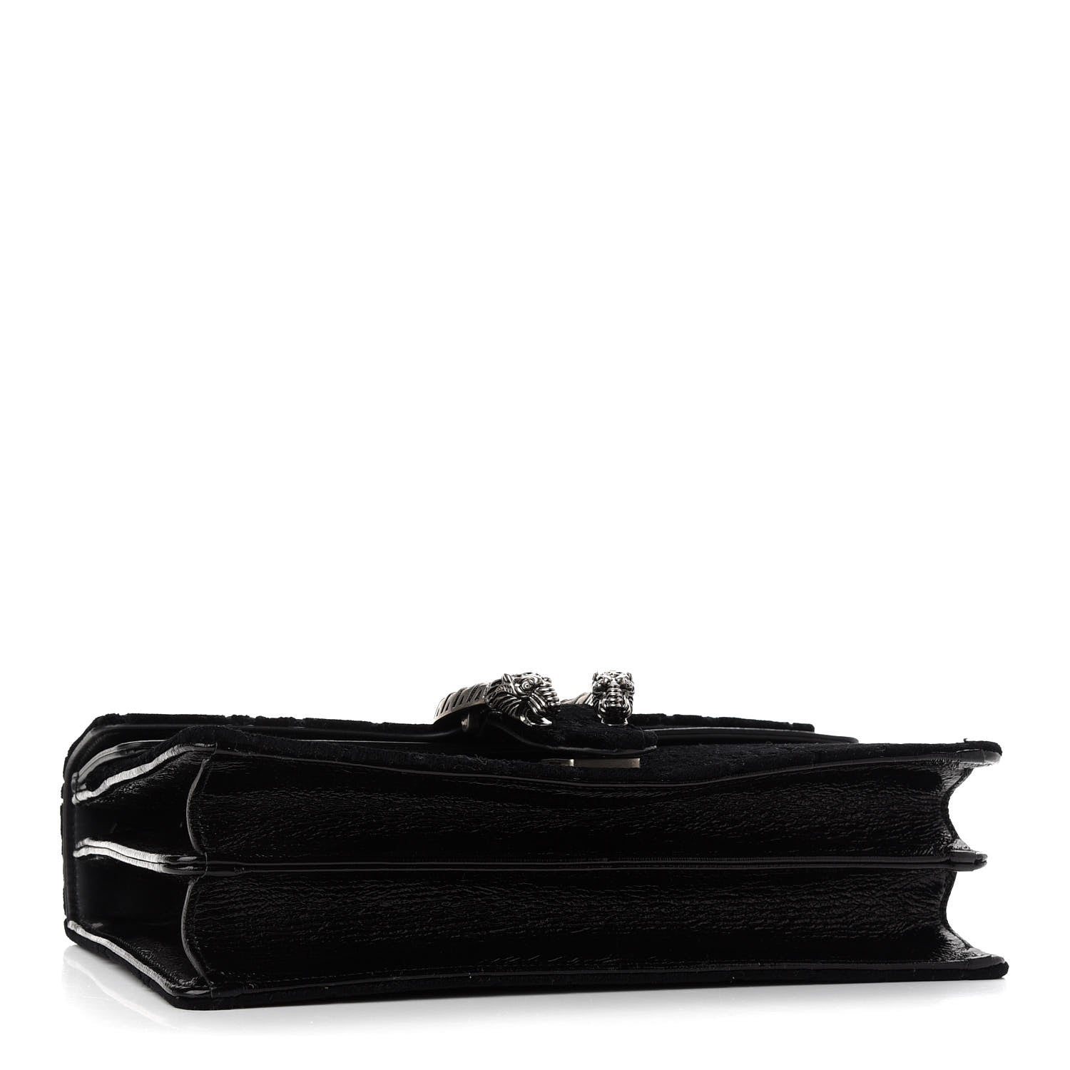 Gucci Velvet GG Monogram Small Dionysus Shoulder Bag Black 4 of 9