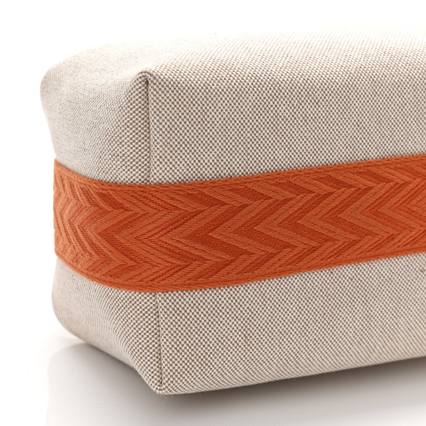 Canvas Small Bride-A-Brac Pouch Natural Orange