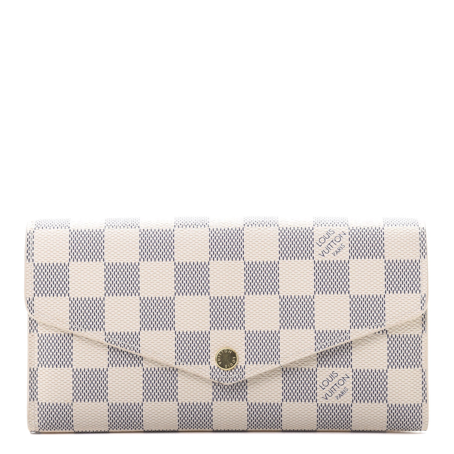 Louis Vuitton Damier Azur Sarah Wallet NM 1 of 10