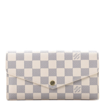 Louis Vuitton Damier Azur Sarah Wallet NM 1 of 10