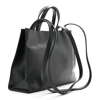 Telfar Vegan Leather Medium Shopping Bag Black 3 of 10