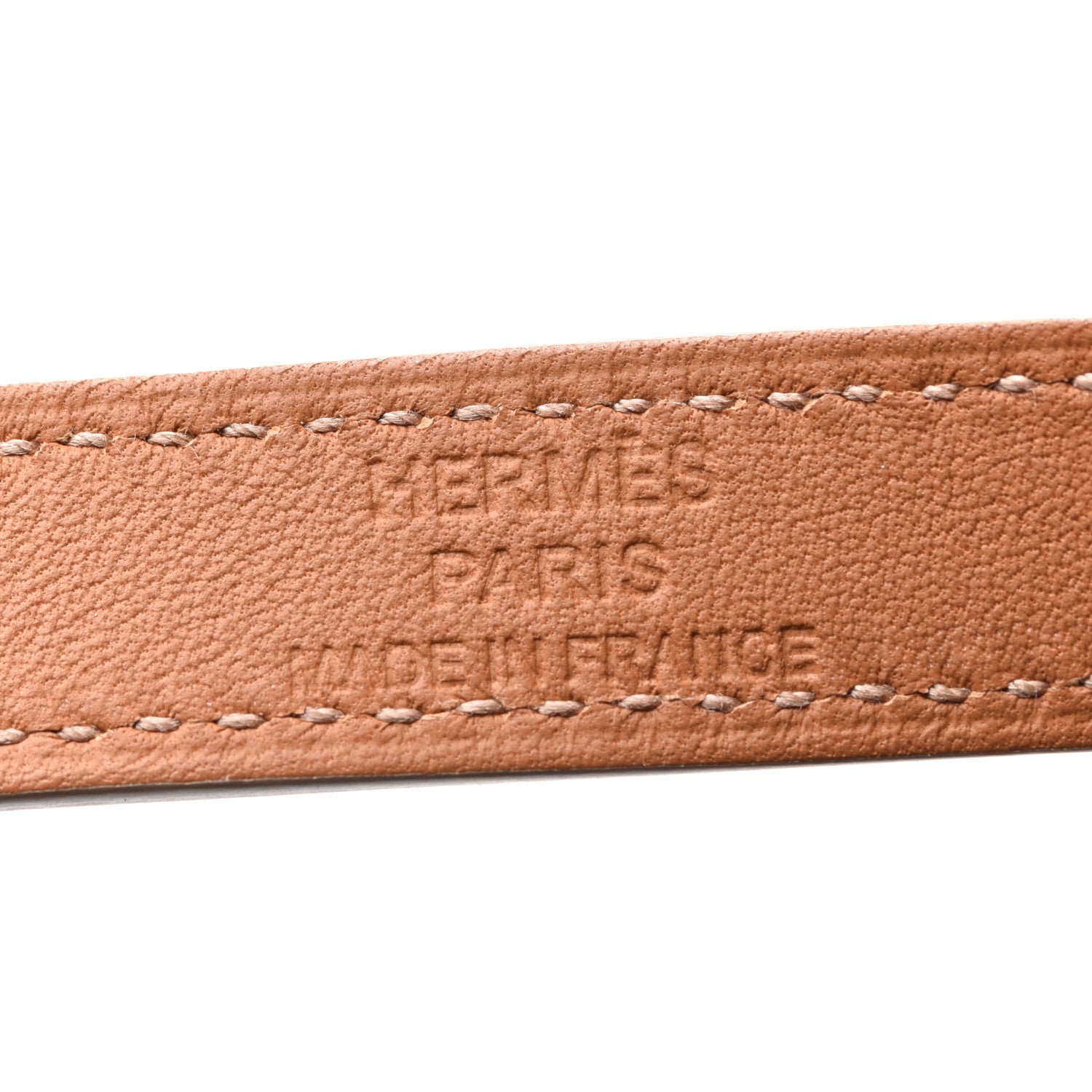 Hermes Epsom Kelly Double Tour Bracelet S White 4 of 6