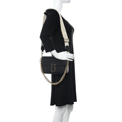 Marc Jacobs Calfskin The J Marc Shoulder Bag Black 2 of 13