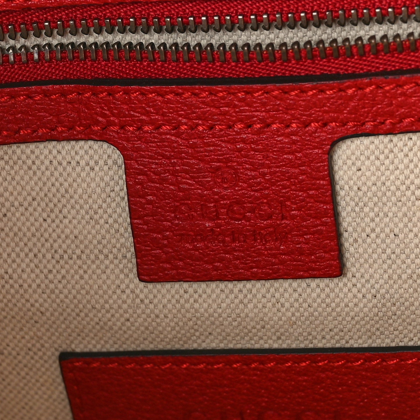 Soft GG Supreme Monogram Web Bosco Patch Small Crossbody Tote Beige Malva Hibiscus Red