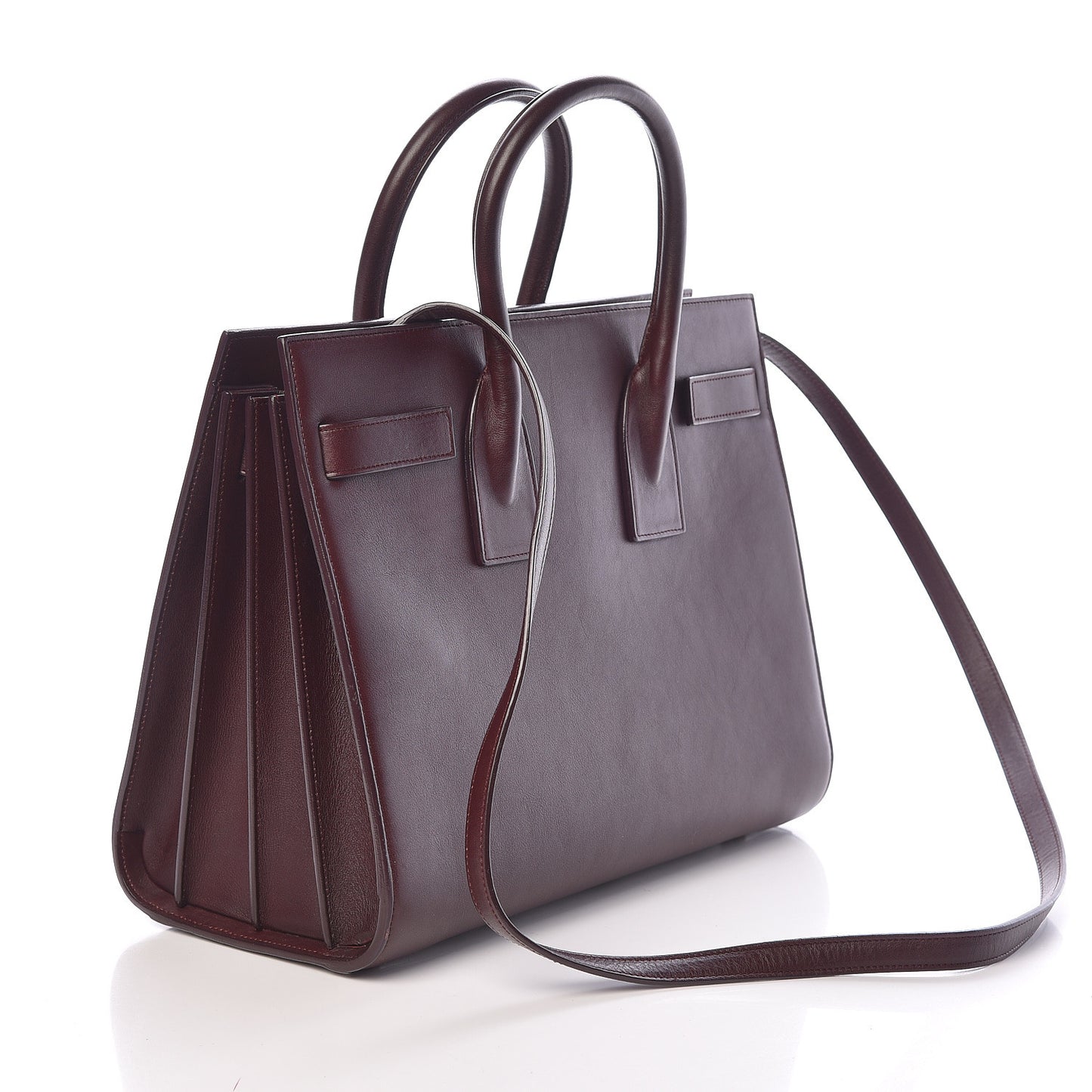 Calfskin Small Sac De Jour Bordeaux