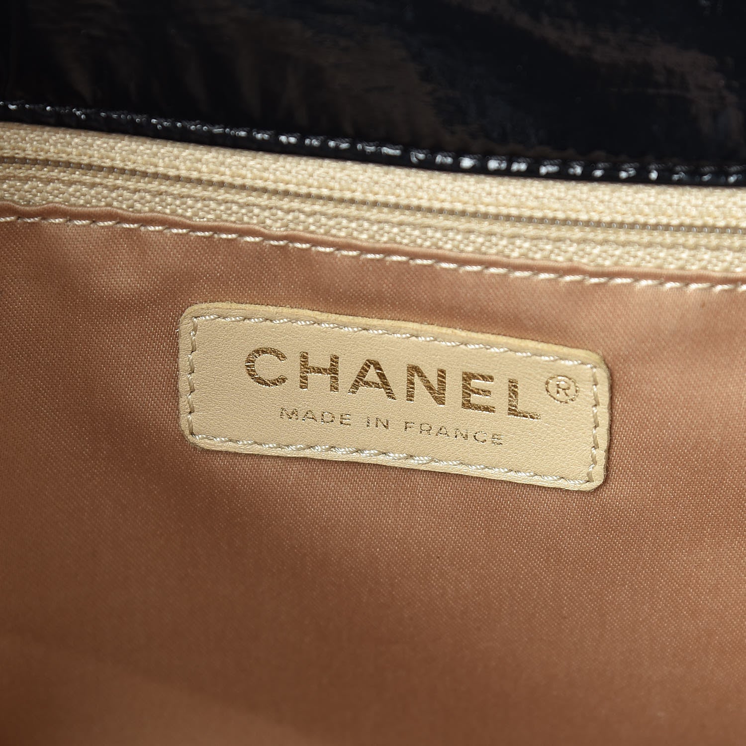 Chanel Vinyl Medium Rock and Chain Flap Black 7 of 15