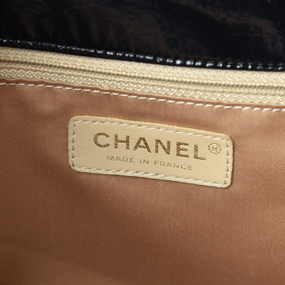 Chanel Vinyl Medium Rock and Chain Flap Black 7 of 15