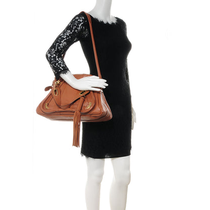 Chloe Calfskin Medium Paraty Tassel Wood 2 of 8