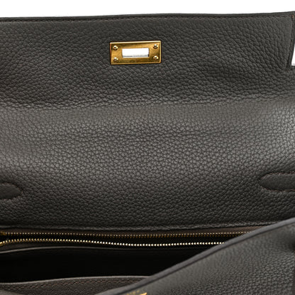 Hermes Togo Kelly Retourne 25 Etain 12 of 12