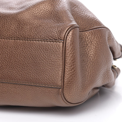 Gucci Metallic Calfskin Medium Sukey Tote Brown 9 of 9