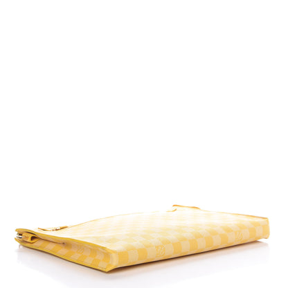 Louis Vuitton Damier Couleurs Kit Clutch Mimosa 4 of 12