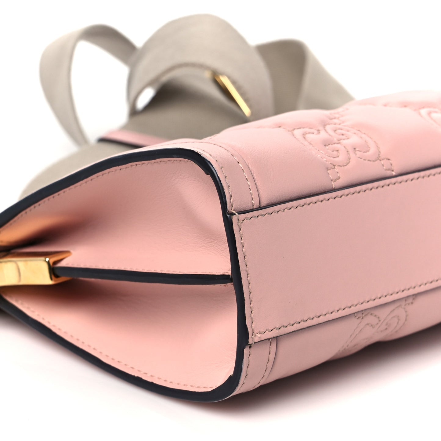 Calfskin GG Matelasse Small Slim Chain Shoulder Bag Perfect Pink Natural