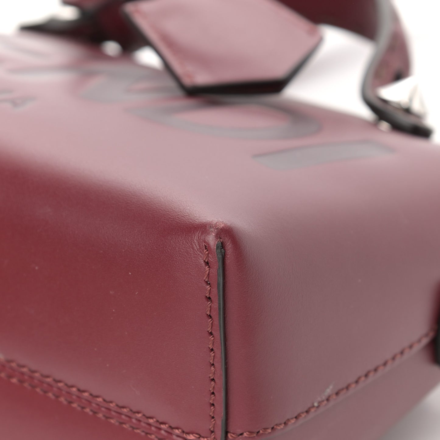 Vitello King Logo Embossed Mini By The Way Boston Bag Barolo