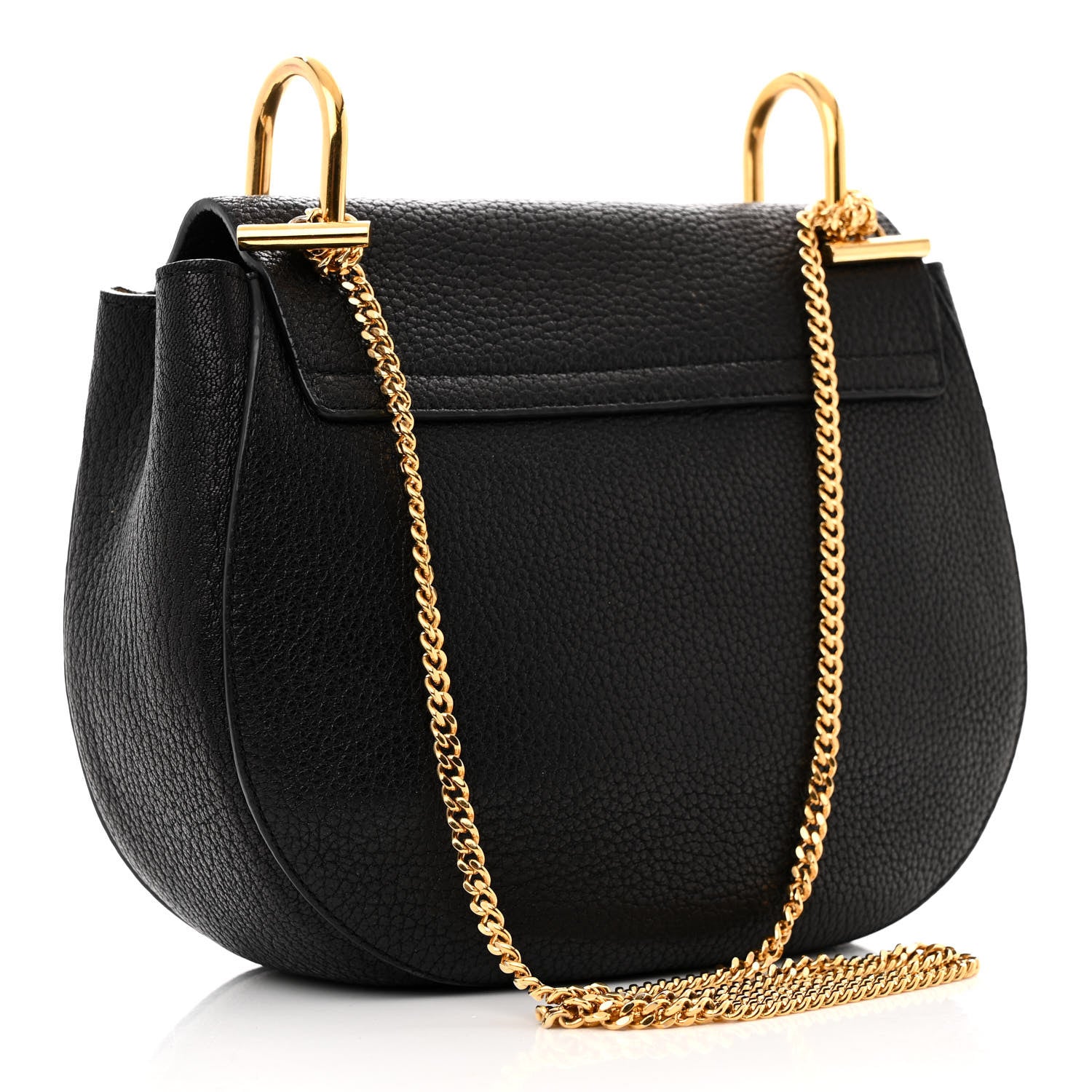 Chloe Grained Lambskin Drew Shoulder Bag Black 5 of 27