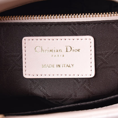 Christian Dior Lambskin Cannage Small Lucky Badges My Lady Dior Pink 6 of 25