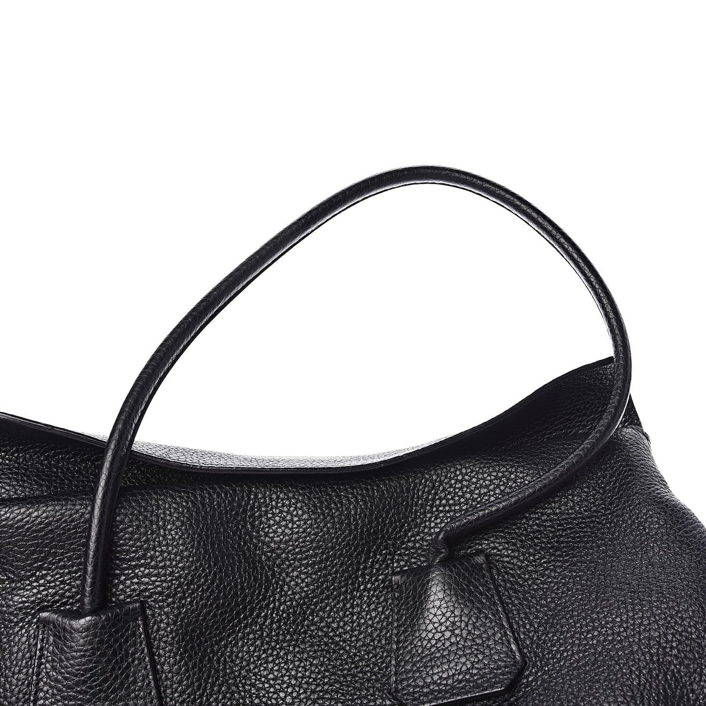 London Grainy Calfskin Medium Baynard Tote Black