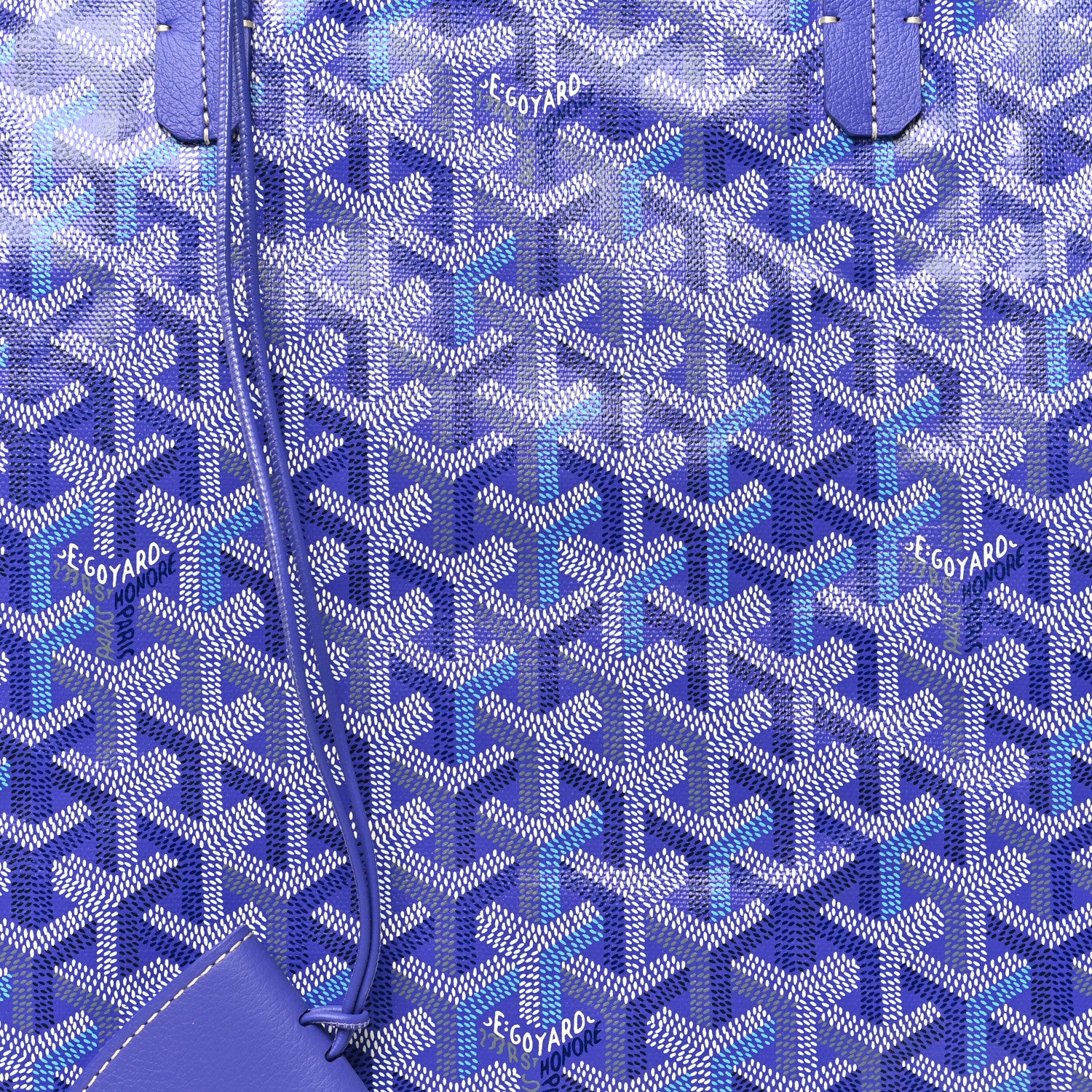 Goyard Goyardine Saint Louis PM Blueberry Purple 9 of 11