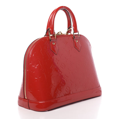Louis Vuitton Vernis Alma PM Cherry 3 of 10