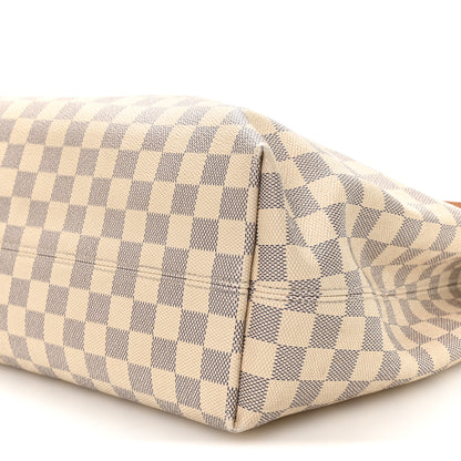Louis Vuitton Damier Azur Graceful MM Rose Ballerine 9 of 10