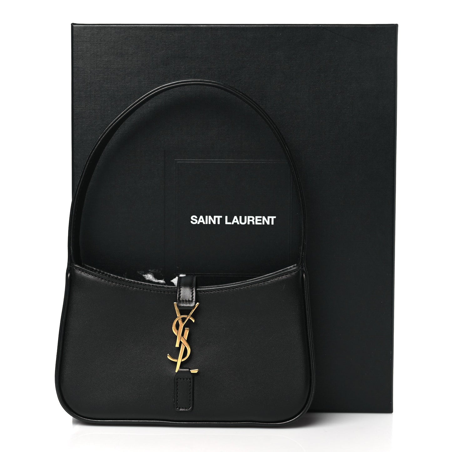Smooth Calfskin Le 5 A 7 Mini Hobo Black