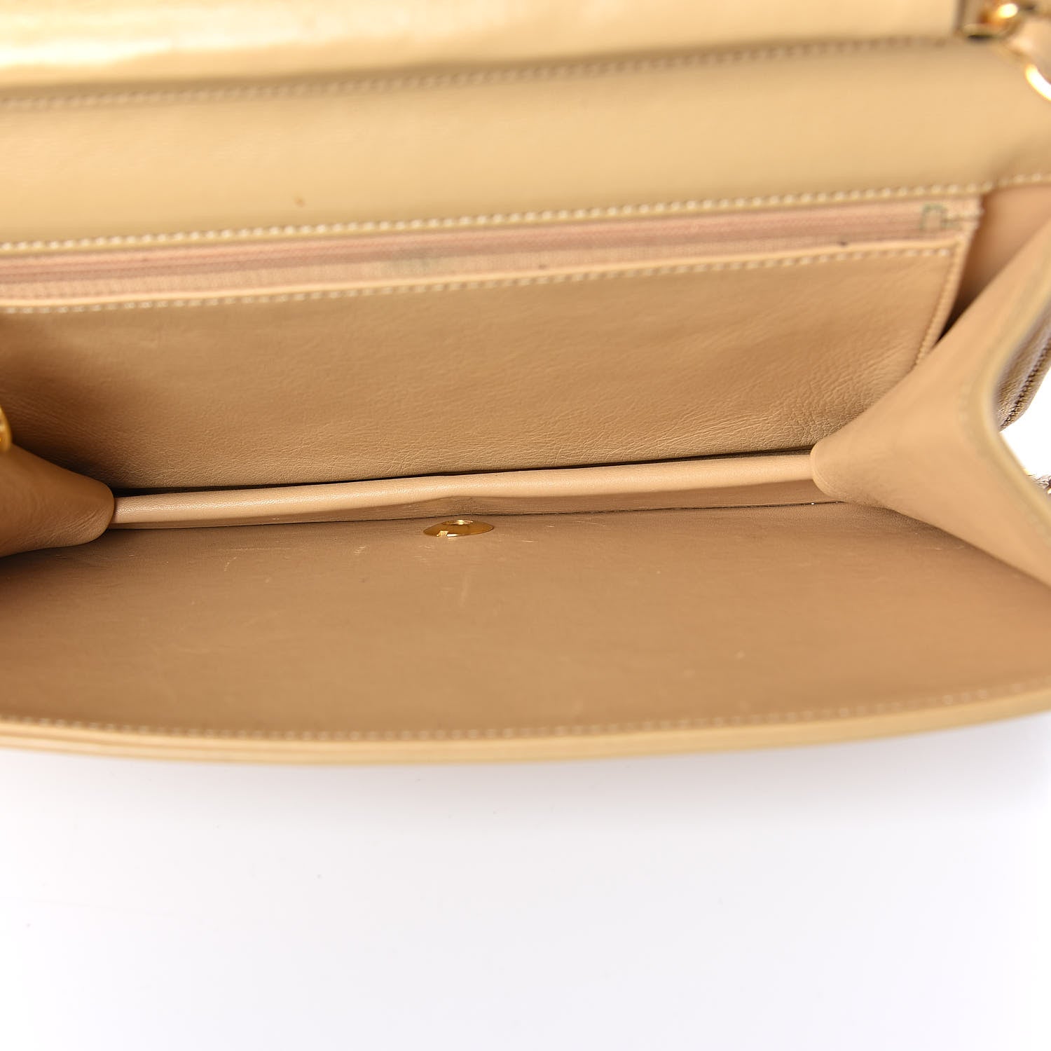 Chanel Lambskin Quilted Medium Single Flap Beige 5 of 11