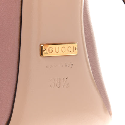 Gucci Malaga Kid Heart Pumps 38.5 Pink 7 of 12