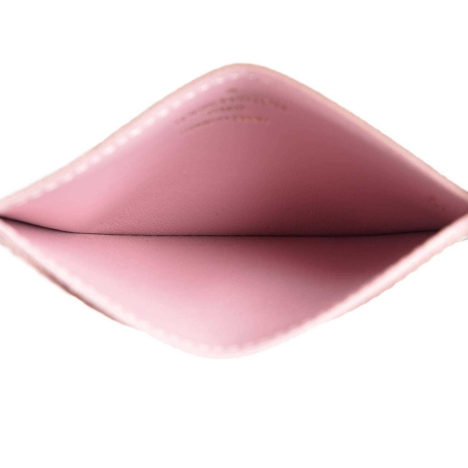 Louis Vuitton Damier Ebene Caissa Card Holder Rose Ballerine 5 of 9