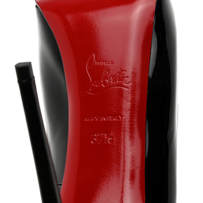 Christian Louboutin Patent New Very Prive Pumps 37.5 Black 7 of 8