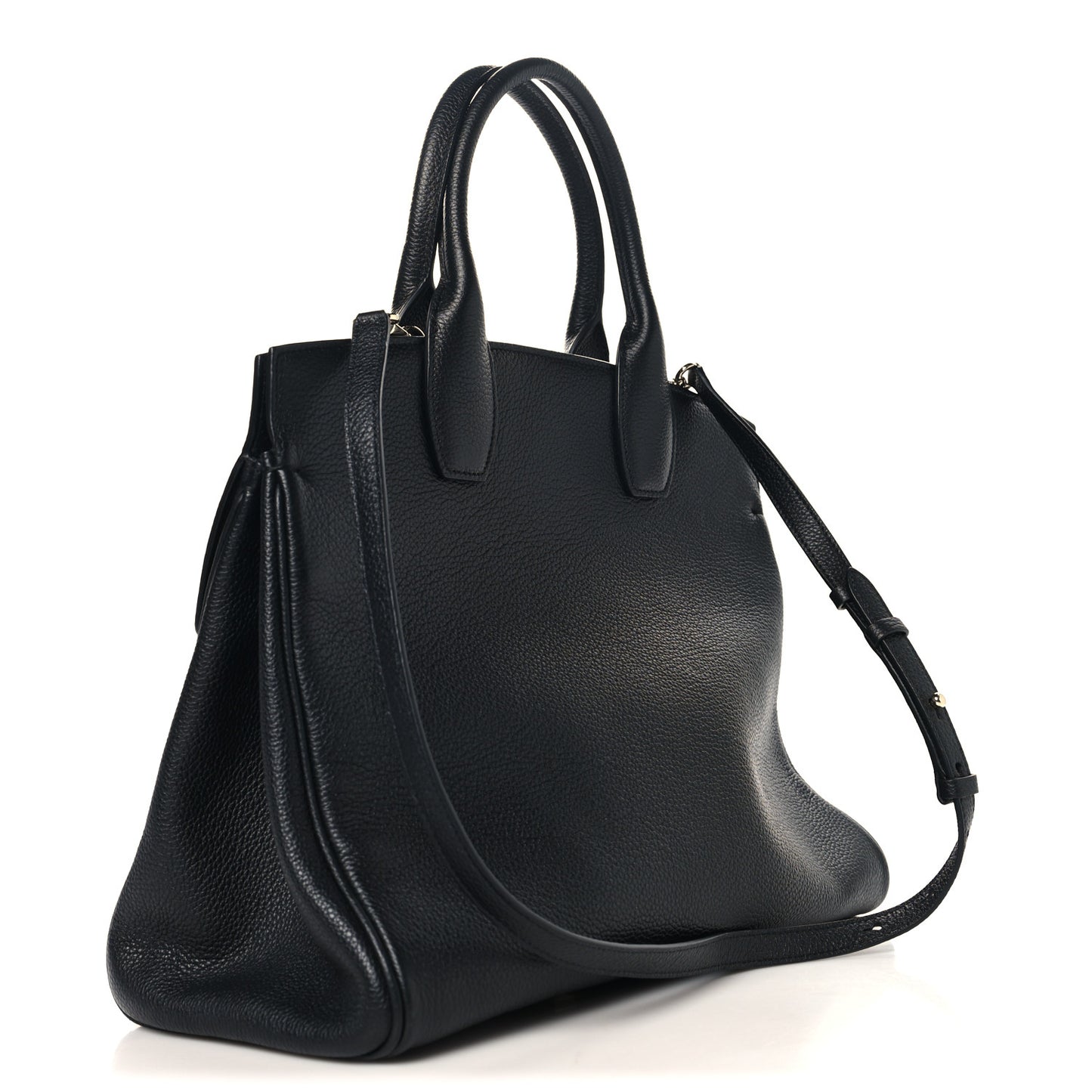 Calfskin Large Studio Bag Black