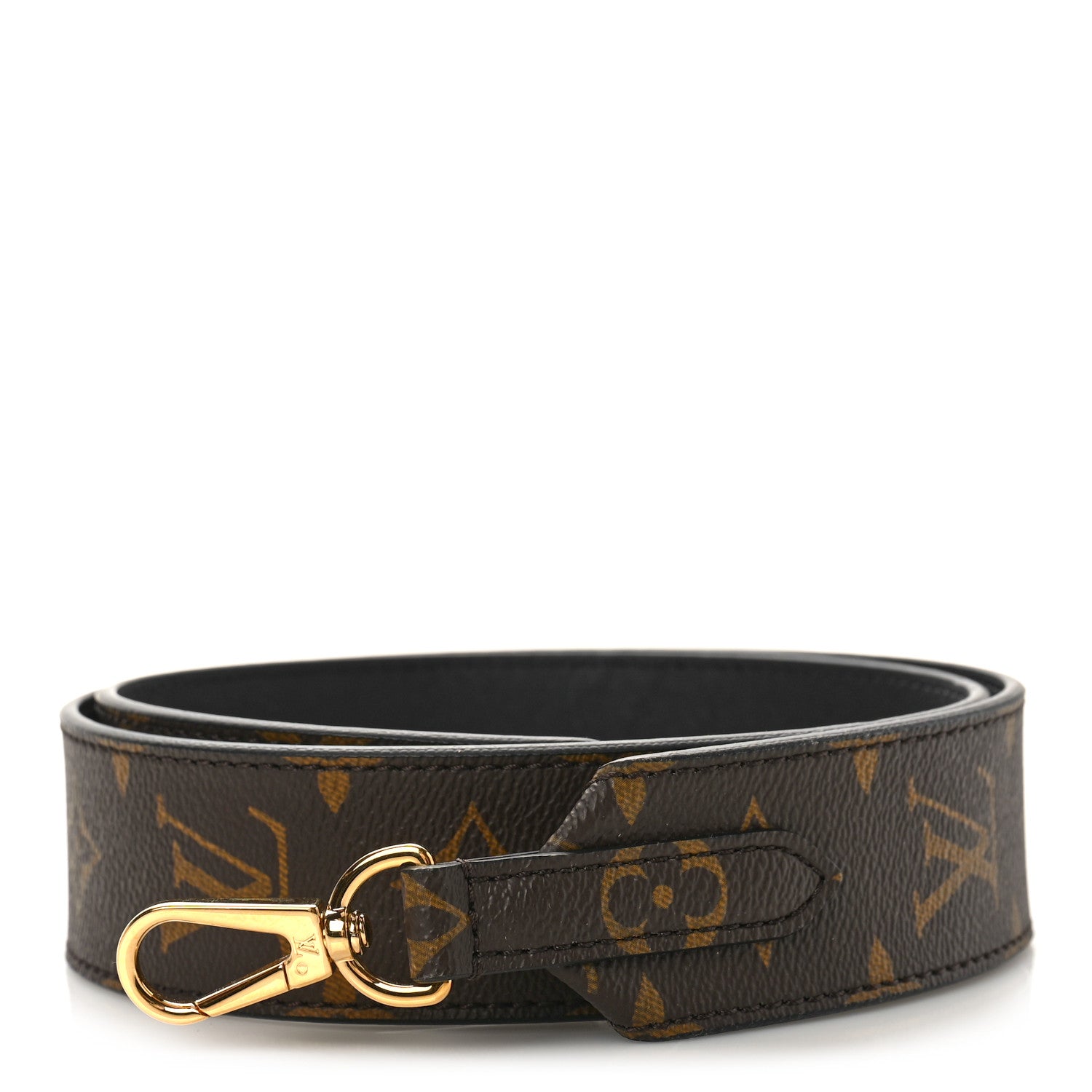 Louis Vuitton Monogram Bandouliere Shoulder Strap Black 1 of 3