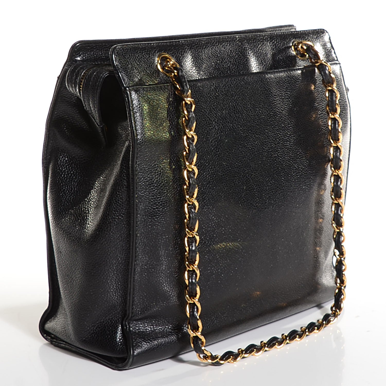 Chanel Caviar Shoulder Bag Black 3 of 7