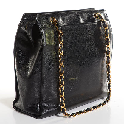 Chanel Caviar Shoulder Bag Black 3 of 7
