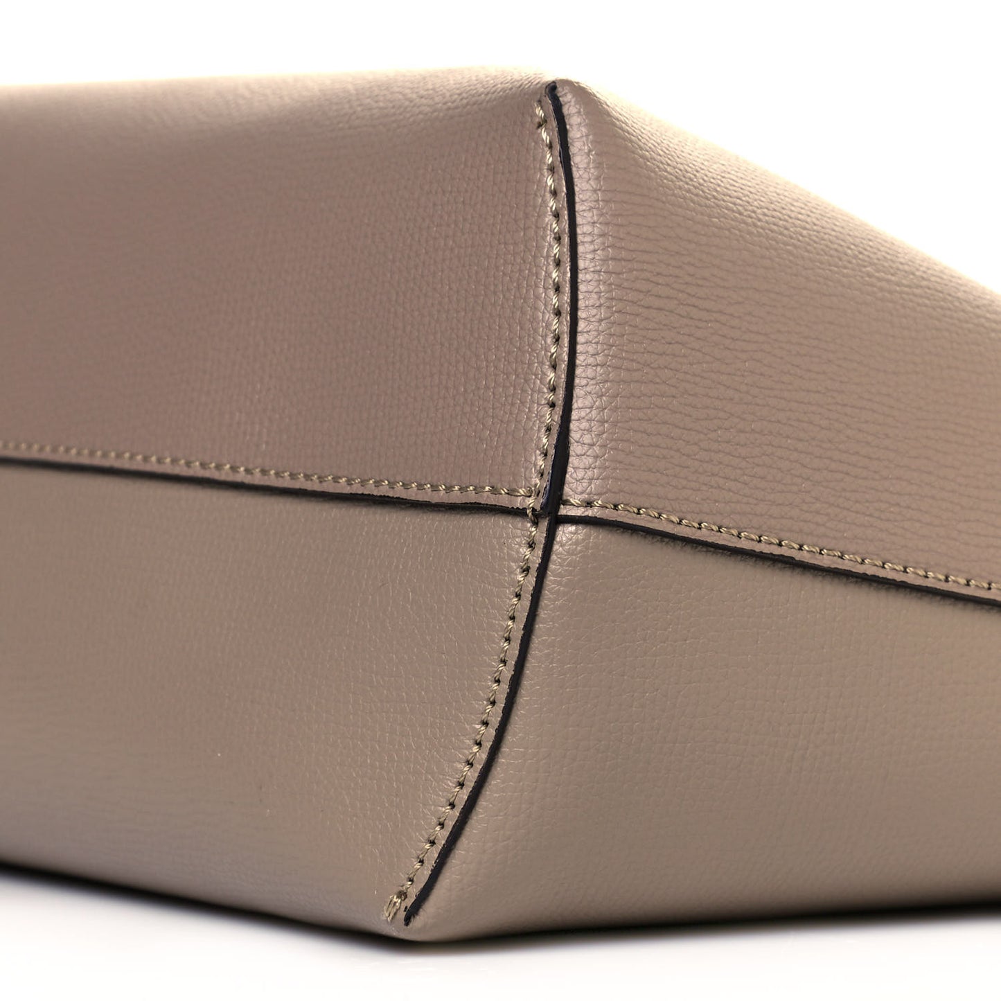 Vitello Vienna Enamel F is Fendi Shopping Tote Tortora Taupe
