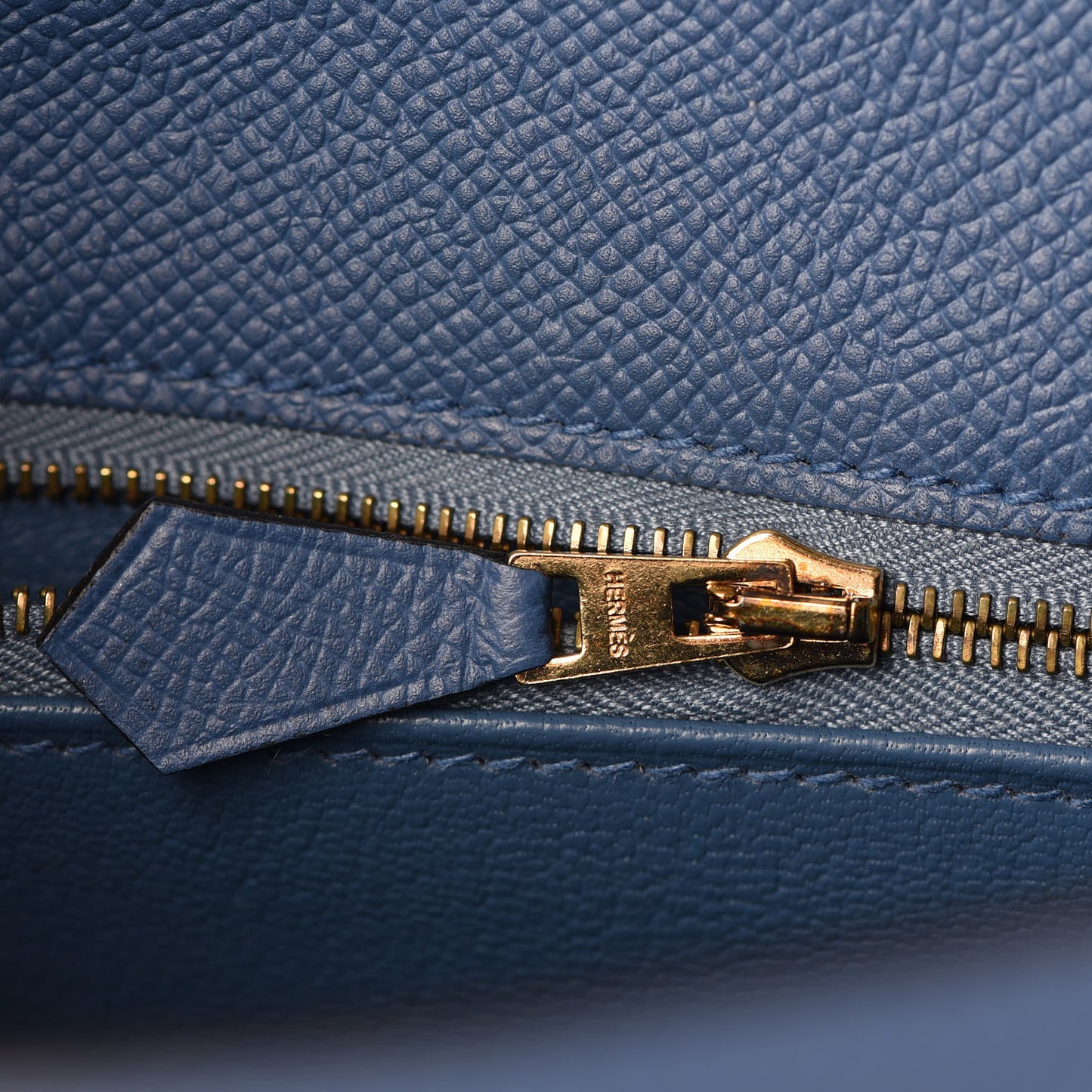 Epsom Kelly Sellier 28 Bleu Agate