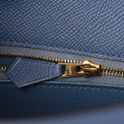 Hermes Epsom Kelly Sellier 28 Bleu Agate 39 of 40