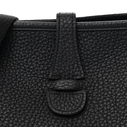 Hermes Taurillon Clemence Evelyne III PM Black 8 of 12