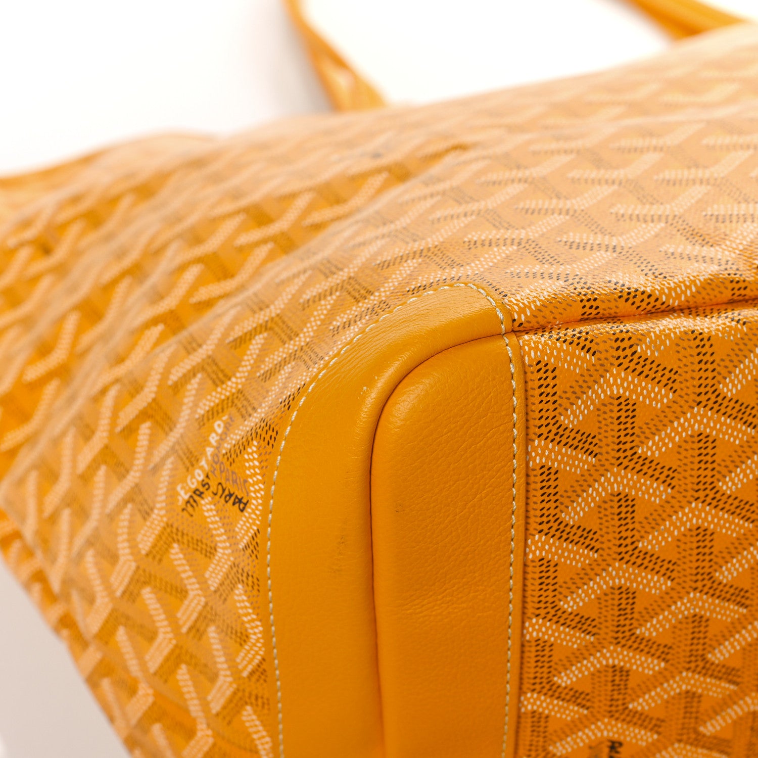 Goyard Goyardine Artois GM Yellow 10 of 12
