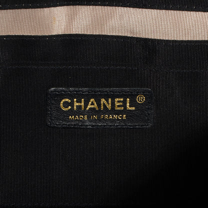 Chanel Lambskin Small Chevron Flap Black Beige 7 of 8