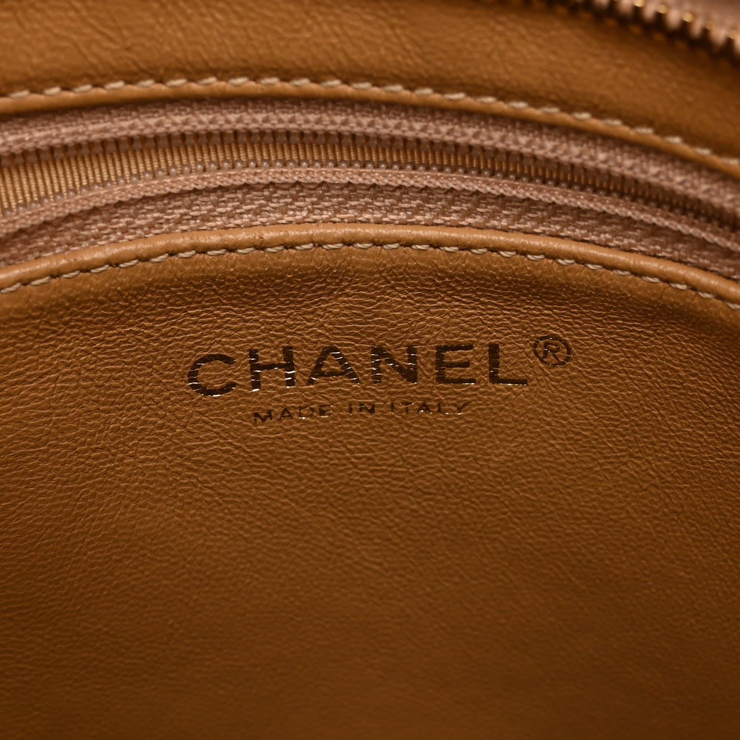 Chanel Caviar Quilted Medallion Tote Beige 6 of 10