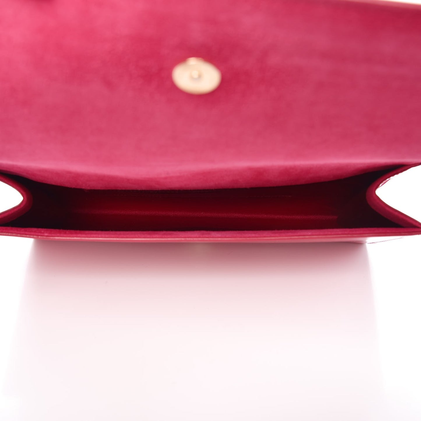 Patent Monogram Large Belle De Jour Clutch Fuchsia