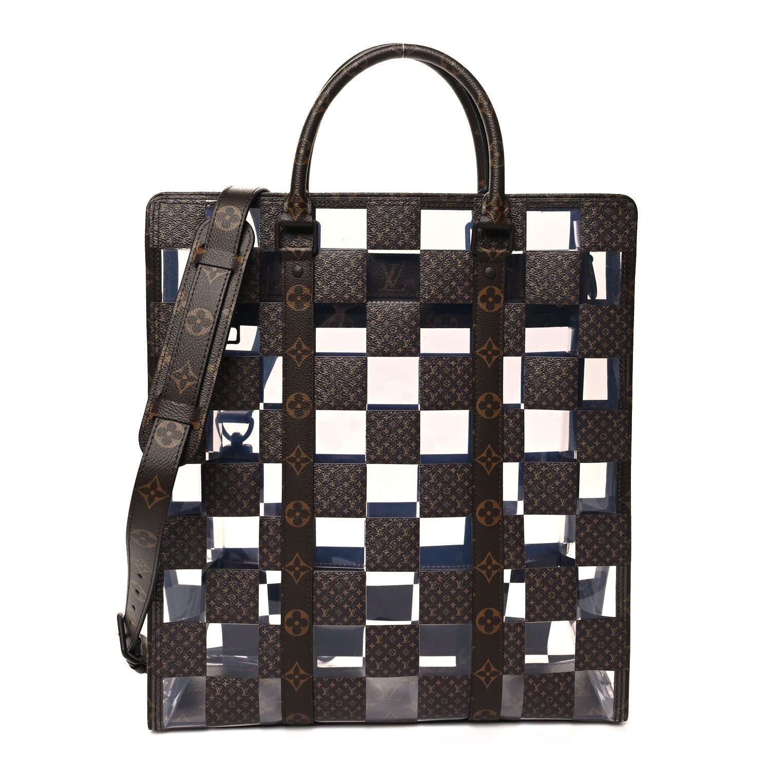 Louis Vuitton PVC Monogram Chess Sac Plat 1 of 9