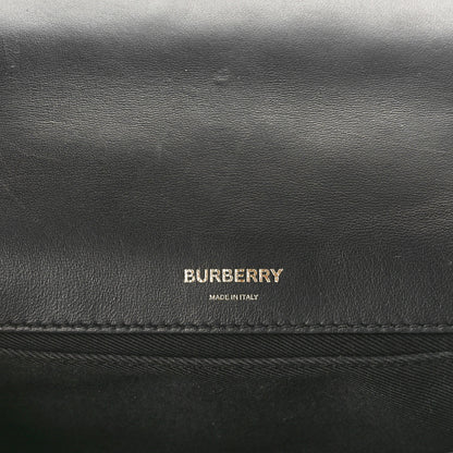 Burberry Lambskin Quilted Small Lola Bag White Black 6 of 11