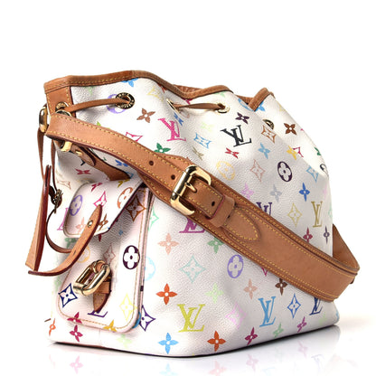 Louis Vuitton Monogram Multicolor Petit Noe White 2 of 4
