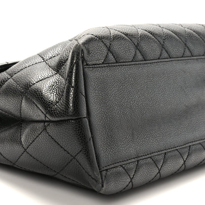 Chanel Caviar Quilted Jumbo Kelly Flap Black 8 of 9