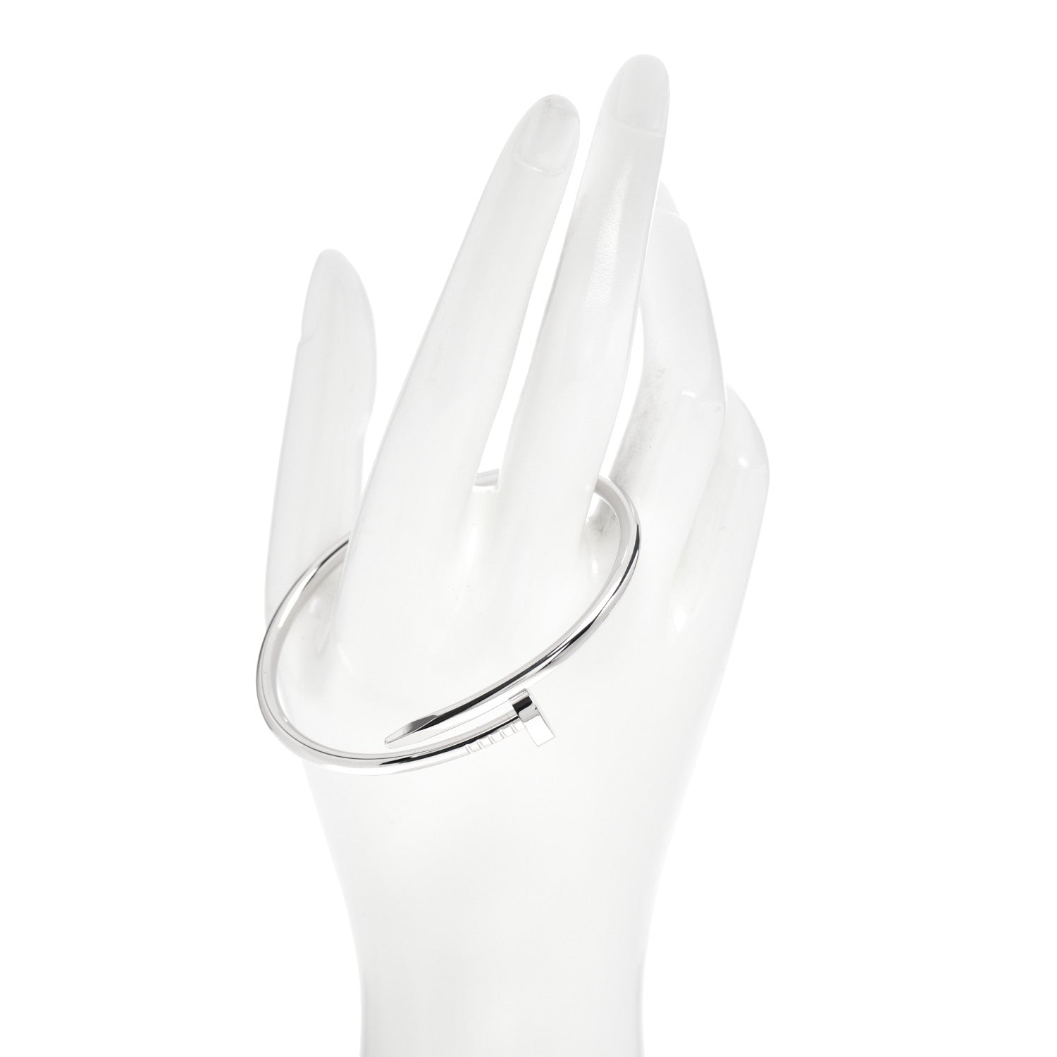 Cartier 18K White Gold Juste Un Clou Bracelet 18 2 of 5