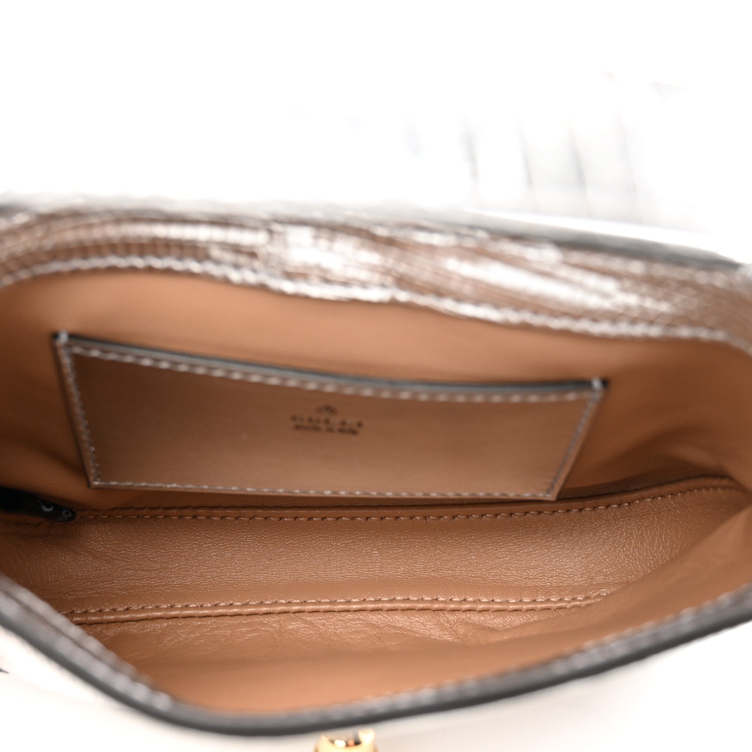 Gucci Lizard Mini Jackie 1961 Silver 6 of 9