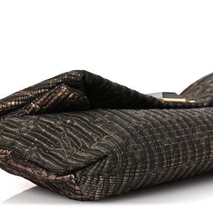 Louis Vuitton Jacquard Quilted Monogram Altair Clutch Bronze 10 of 13