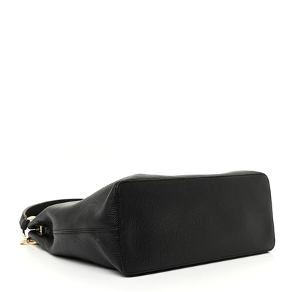 Gucci Pebbled Calfskin Large Soho Hobo Black 3 of 13